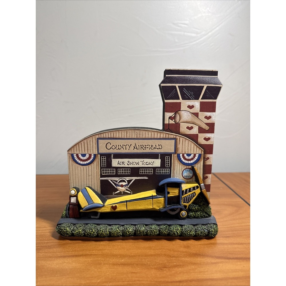 Brandywine Collectibles - Country Lane Airfield by Marlene Whiting CL16-1002